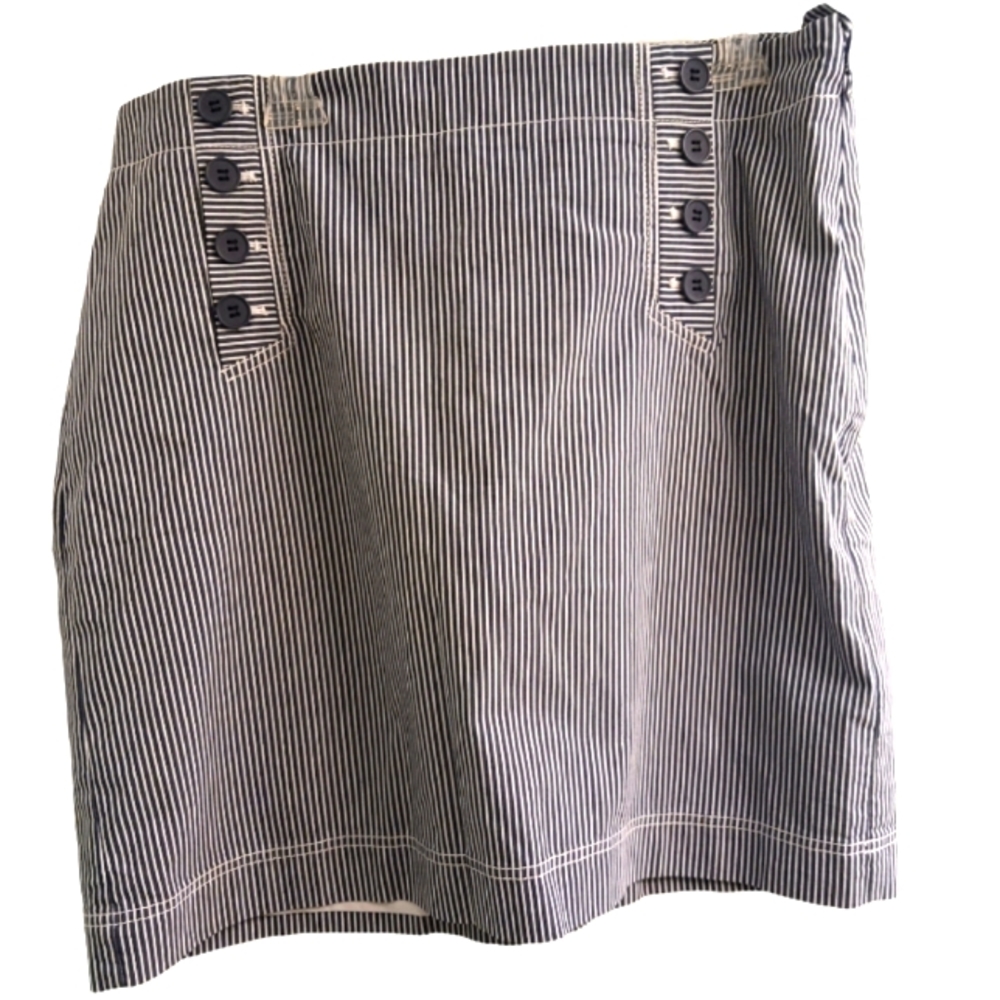 Talbots striped skirt